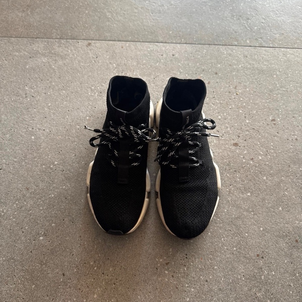 Black High-Top Men's Sneakers